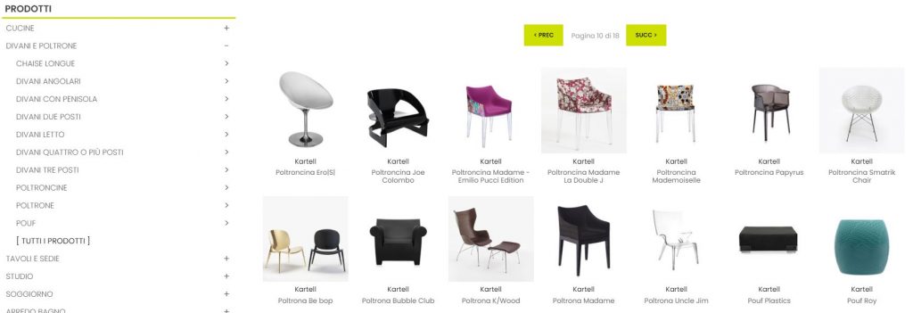 Store Plus Designbest il catalogo dei tuoi prodotti sul tuo sito web